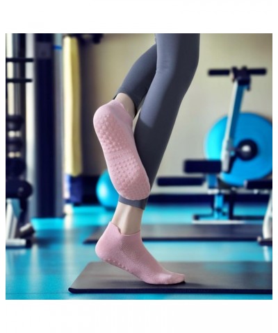 Grip Socks for Women Pilates Yoga, Non Slip Hospital Socks with Grippers for Women,Grippy Sticky Socks with Cushion for Barre...