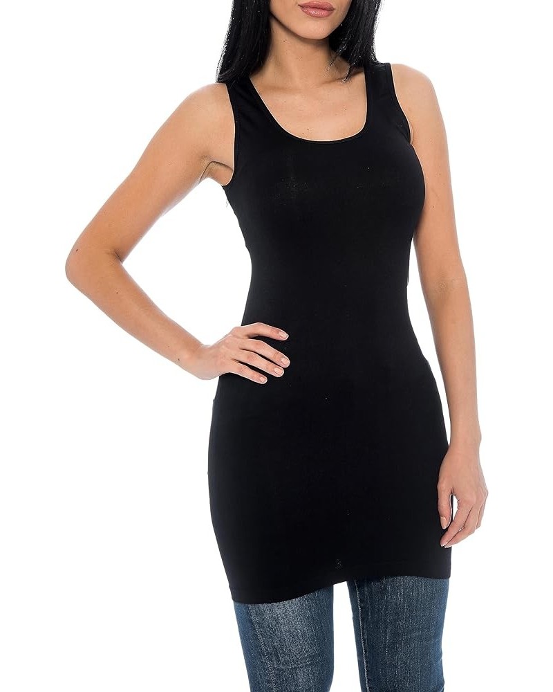 womens Soft Black $14.74 Tanks