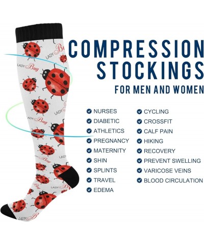 Socks for Women Men, Warm Comfort Athletic Crew Running Hiking Cycling Compression Socks 1 Style 12 $10.08 Activewear