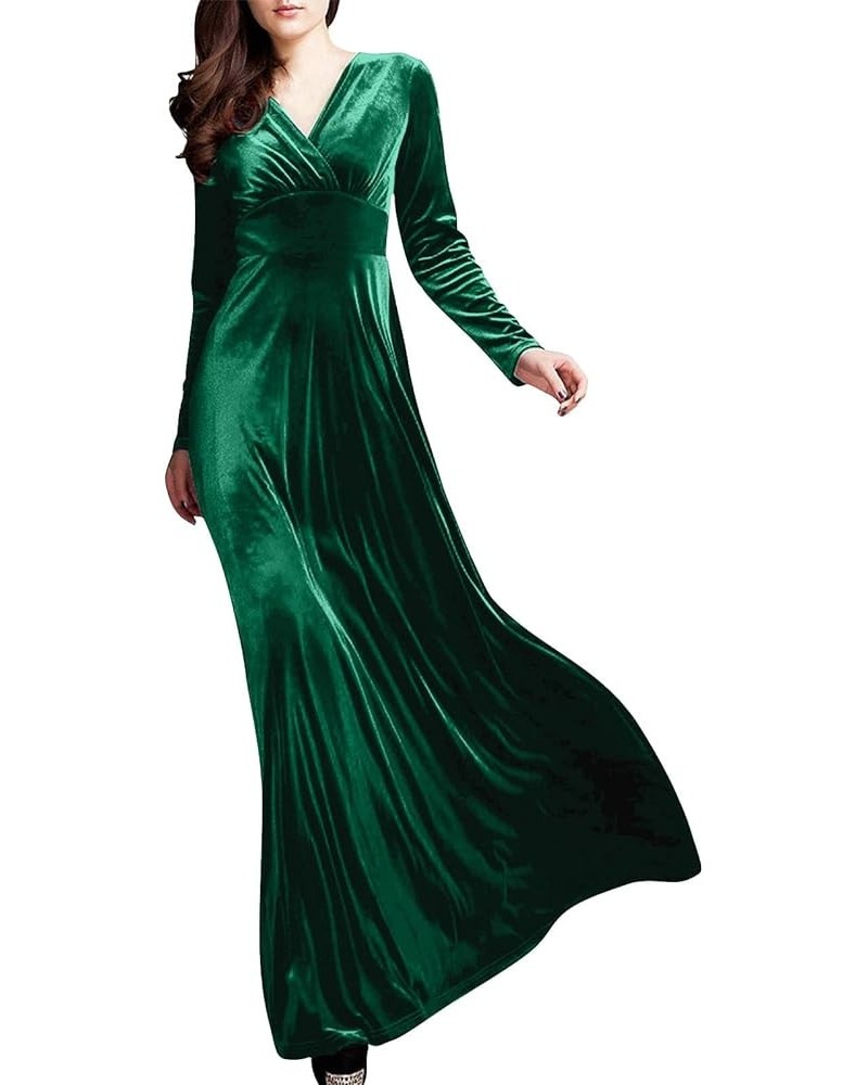 Spring Dresses for Women Mother of The Bride Sexy Casual Long Sleeve Off Shoulder Party Cocktail Midi Dress H-green $11.11 Dr...