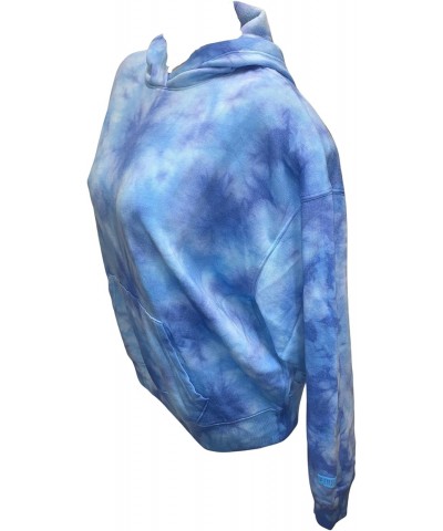 Pink Pullover Sweatshirt Hoodie Color Tie Dye Blue Size Medium New $29.67 Hoodies & Sweatshirts