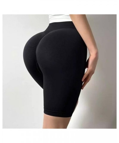 Women Seamless Yoga Pants High Waist Gym Leggings Push Up Female Fitness Sexy Leggings Slim Workout Legging (Color : Black, S...