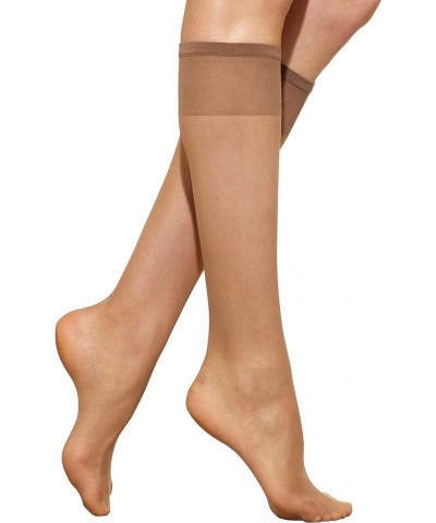 Women's Ultra Knee Highs with Energizing Support 3 Pair Pack Nude $8.00 Socks