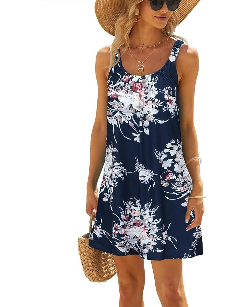 Women's Beach Dress Bikini Beachwear Coverups Casual Vacation Short Summer Halter Dresses Dg45 $16.89 Swimsuits