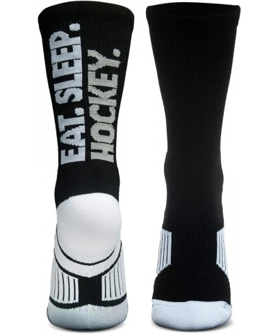 Hockey Performance Mid-Calf Socks | Youth & Adult Sizes | Multiple Designs Eat Sleep Hockey $10.79 Activewear