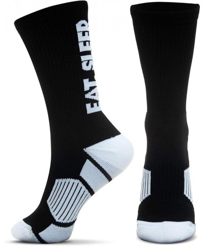 Hockey Performance Mid-Calf Socks | Youth & Adult Sizes | Multiple Designs Eat Sleep Hockey $10.79 Activewear