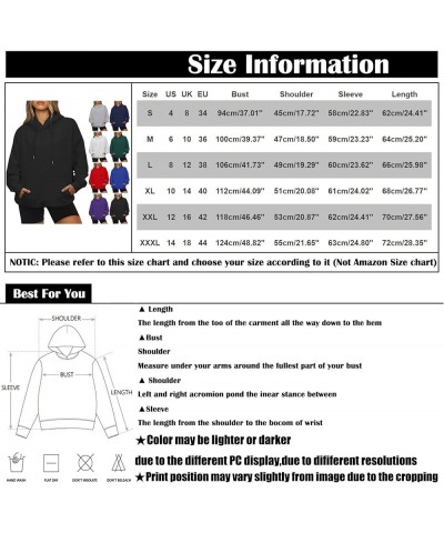 Hoodies for Women Fleece Plain Sweatshirt Y2K Hoodie Drawstring Hooded Pullover Sweaters Tops with Pocket A016-white $7.27 Ho...