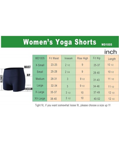 Women's 5" /2" High Waist Stretch Athletic Workout Shorts with Pocket 3 Pack:05 Black & Grey & Lavender $15.68 Activewear