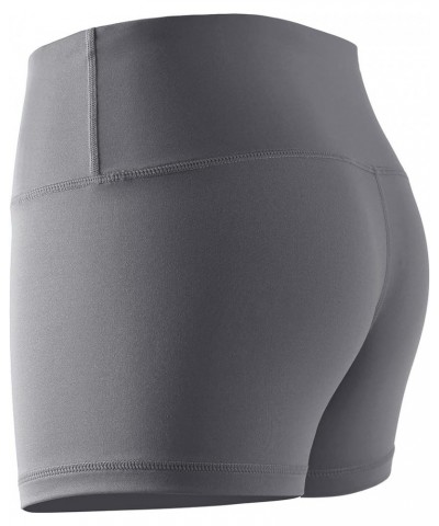 Women's 5" /2" High Waist Stretch Athletic Workout Shorts with Pocket 3 Pack:05 Black & Grey & Lavender $15.68 Activewear