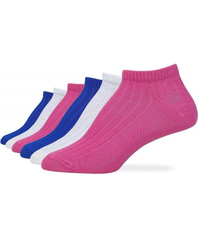 Ladies 80% Cotton Lightweight Low Cut Ankle Socks 6 Pair Assorted $10.19 Activewear