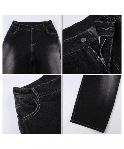 Baggy Jeans Y2k Jeans Cargo Jeans for Women Cute Clothes for Teen Girls Za Black $15.48 Others