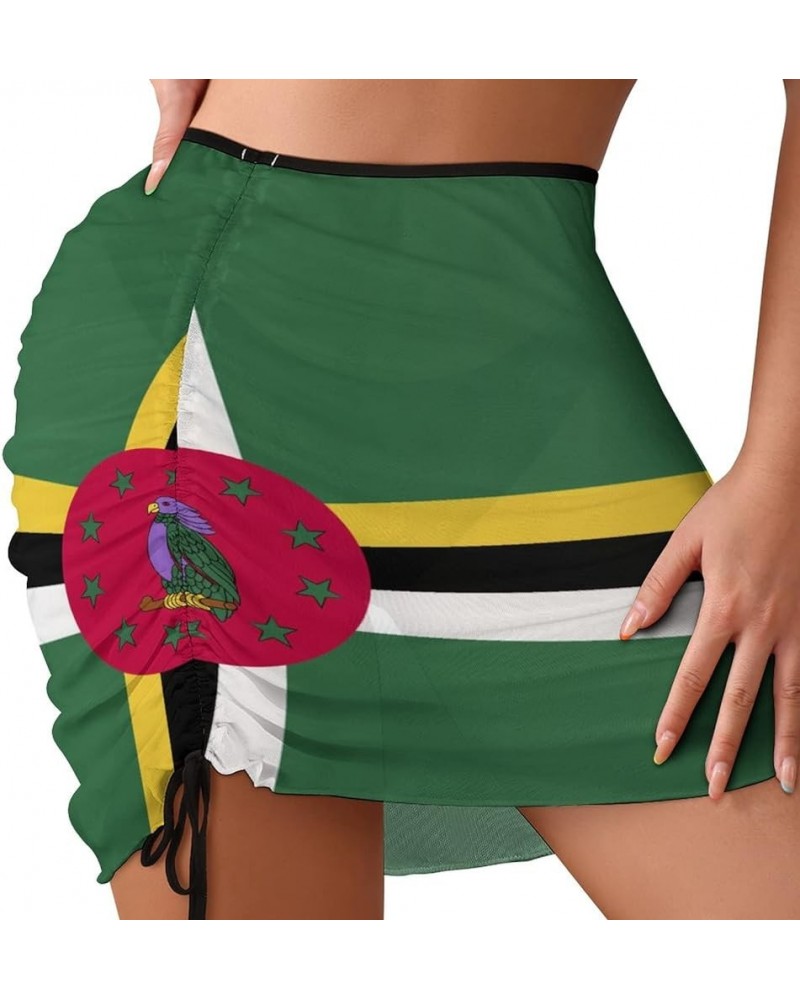 Ecuador Flag Women's Beach Skirt Blouse Skirt Sexy Bikini Bathing Suit Bottom Wraps Chiffon Cover Ups S Medium Style-10 $15.9...