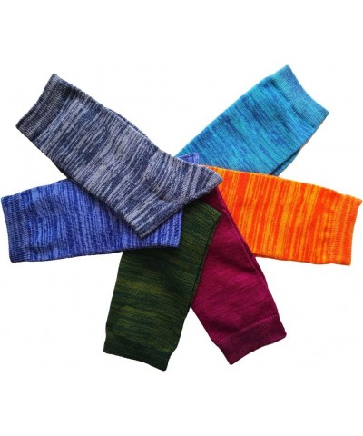 Women's 12 Pairs Lightweight Colorful Patterned Crew Socks Available In Sizes Bright Colors Space Dye $11.25 Socks