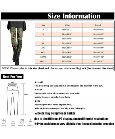 Christmas Leggings Length Fashion Soft Daily Vacation Deep Green Gray Green All Seasons Yoga Pants Plus Size Snow D-f $7.85 L...