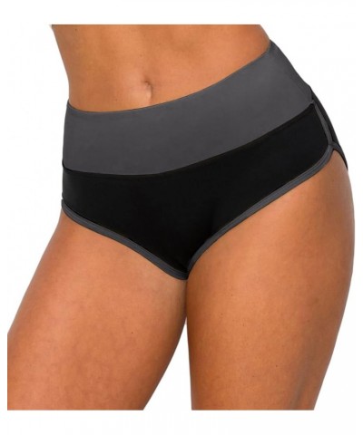 Booty Shorts for Women - High Waisted Super Soft Dolphin Shorts Hto128 Bkch $10.99 Shorts