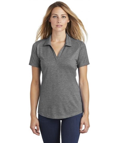 Ladies PosiCharge TRI-Blend Wicking Polo F20 Dark Grey Heather $11.02 Shirts