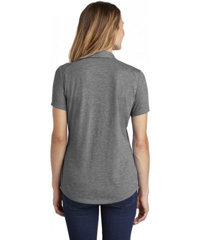 Ladies PosiCharge TRI-Blend Wicking Polo F20 Dark Grey Heather $11.02 Shirts