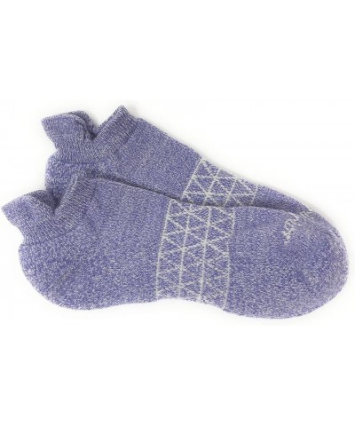 All Day - Everyday - Terry Lined - Cushioned - All-Purpose Socks - Unisex Lilac / White - Tab Anklet $10.81 Socks