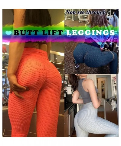 Workout Leggings for Women High Waist Yoga Pants Running Butt Lift Tights Slimming Booty Leggings Burgundy $7.53 Others