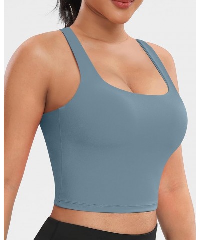 Padded Sports Bras for Women - Strappy Spaghetti Strap Workout Criss Cross Tank Tops Sets (3 Pack) A: Rose / Brown / Blue $17...