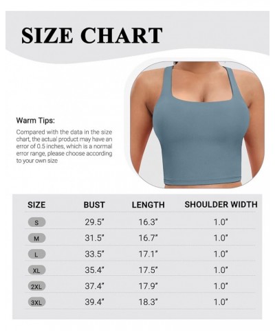 Padded Sports Bras for Women - Strappy Spaghetti Strap Workout Criss Cross Tank Tops Sets (3 Pack) A: Rose / Brown / Blue $17...