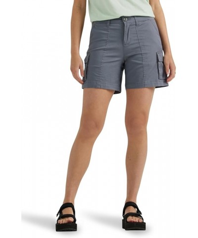 Women's Ultra Lux Comfort with Flex-to-go Cargo Short Tech Gray $22.40 Shorts