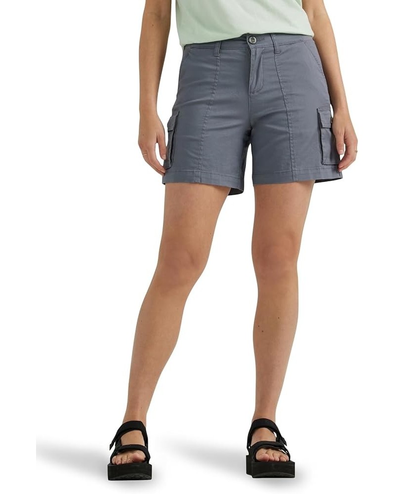 Women's Ultra Lux Comfort with Flex-to-go Cargo Short Tech Gray $22.40 Shorts