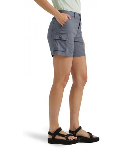 Women's Ultra Lux Comfort with Flex-to-go Cargo Short Tech Gray $22.40 Shorts