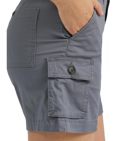 Women's Ultra Lux Comfort with Flex-to-go Cargo Short Tech Gray $22.40 Shorts