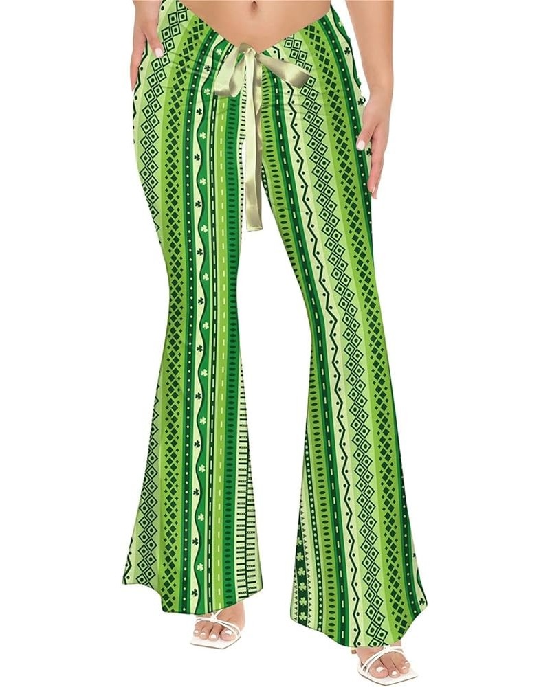 St Patricks Day Tummy Control Leggings for Women Seamless St Patrick's Day Leggings for Women Yoga Pants 1-mint Green $7.55 L...