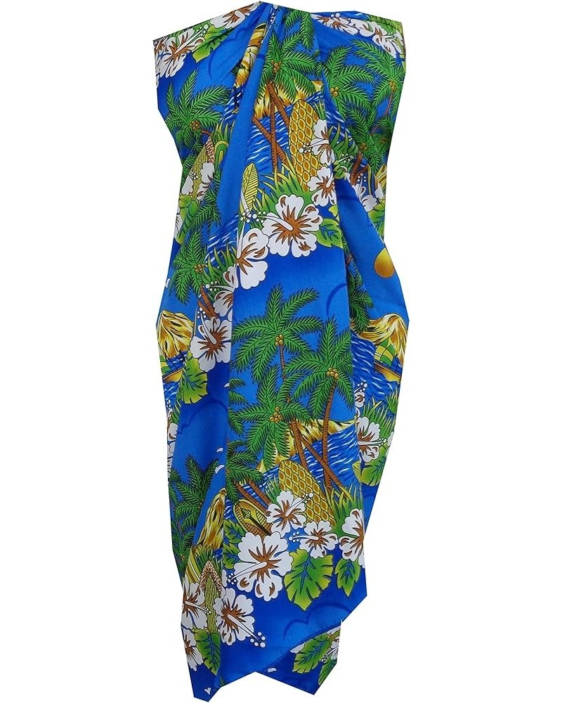 Flower Sarong Wraps for Women Mens Beach PlusSize Pareo Swimwear Cover up Dark Blue $12.17 Swimsuits