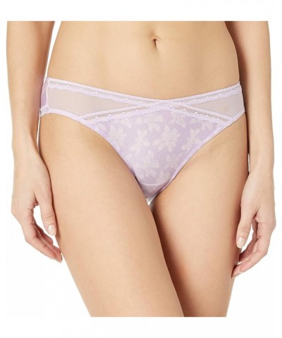 Women's Comfort Devotion- Lace Back Tanga Panty Antique Floral Print/Luminous Lilac $8.07 Lingerie