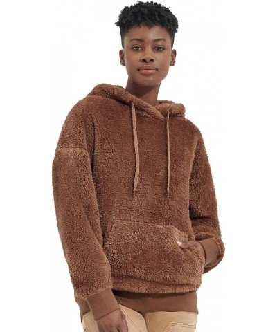 Women's Loyra Sherpa Hoodie Sweater Cedar Bark $29.39 Hoodies & Sweatshirts