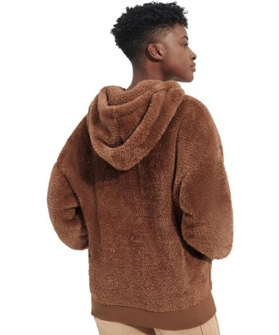 Women's Loyra Sherpa Hoodie Sweater Cedar Bark $29.39 Hoodies & Sweatshirts