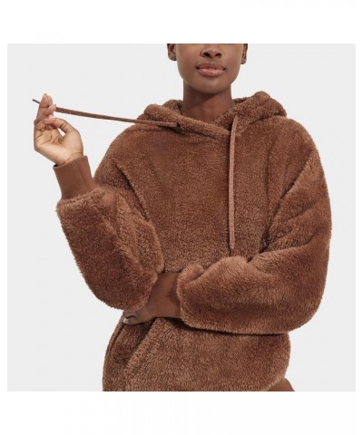 Women's Loyra Sherpa Hoodie Sweater Cedar Bark $29.39 Hoodies & Sweatshirts