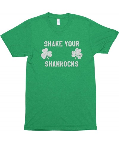 Shake Your Shamrocks Funny St. Patrick's Day Premium T-Shirt Green $15.89 T-Shirts