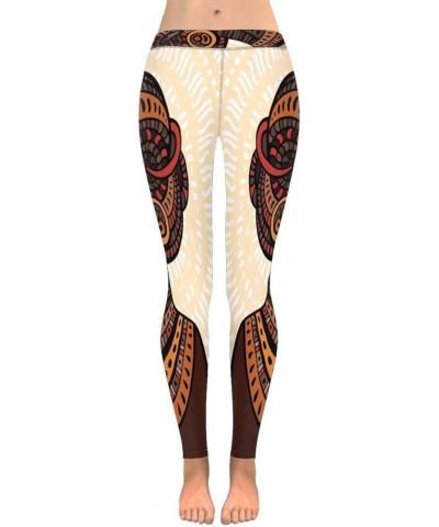 Tribal African American Woman Stretchy Capri Leggings Skinny Yoga Pants Regular & Plus Sizes 2XS-5XL Design 9 $16.32 Leggings