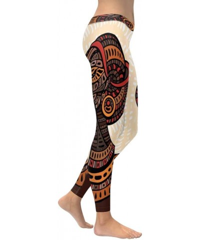 Tribal African American Woman Stretchy Capri Leggings Skinny Yoga Pants Regular & Plus Sizes 2XS-5XL Design 9 $16.32 Leggings