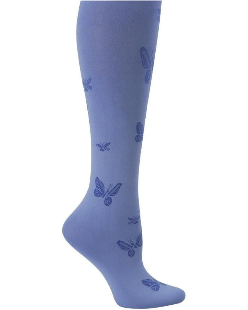 Butterfly Trouser Socks | 11mm Hg Compression | Comfort Support | 1 Pair Ceil Blue $10.23 Activewear