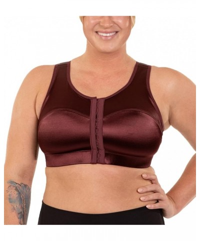 Women's Full Coverage High Impact Sports Bra (100) Big Sky Burgundy $41.65 Lingerie