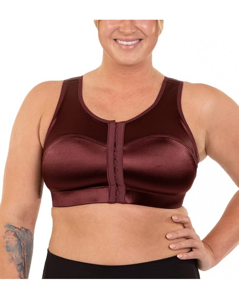 Women's Full Coverage High Impact Sports Bra (100) Big Sky Burgundy $41.65 Lingerie