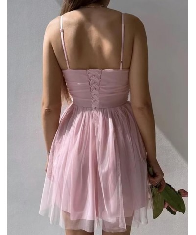 Spaghetti Strap Tulle Homecoming Dresses 2023 Short Bridesmaid Dresses for Teens Aline Formal Cocktail Mini Dress Watermelon ...