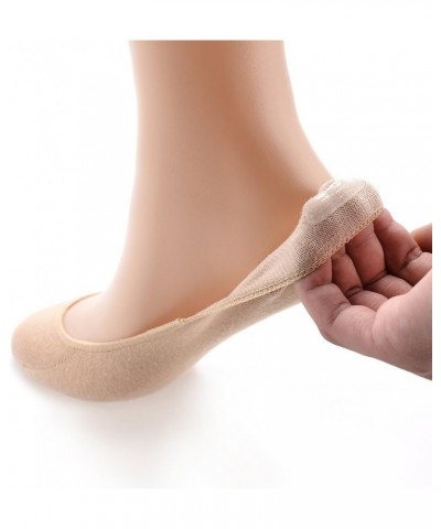 6 Pairs No Show Socks Women No Show Liner Socks Womens No Show Socks Non Slip Thin Low Cut Casual Socks 01 Beige (6 Pack) $6....