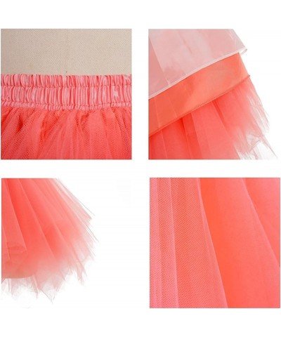 Women's Short Tutu Ballet Bubble Skirt 50's Tulle Party Vintage Petticoat Royal Blue $12.99 Skirts