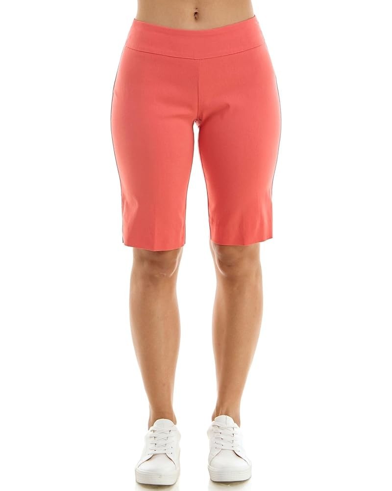 Women's Pull on Millennium Bermuda Shorts Spiced Coral $13.49 Shorts