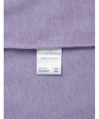 Womens Comfortable Long Sleeve Striped Hoodie Jacket Lightweight Hooded Sweatshirt with Kanga Pocket Dcf219-lavender $17.00 H...