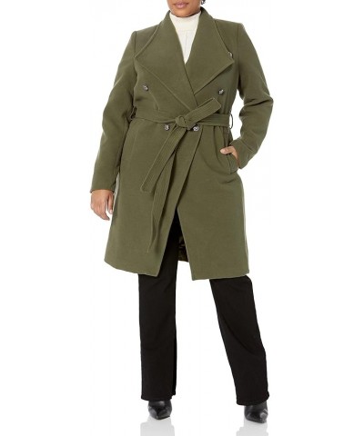 Women's City Chic Plus Size Coat Sassy Military Khaki $34.96 Jackets