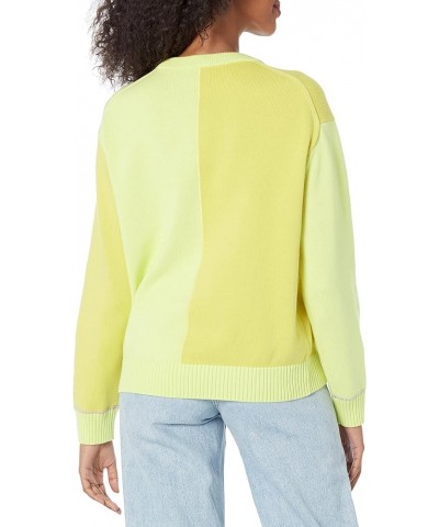 Ps Womens Knitted Sweater Crew Neck Happy Pea Green $19.75 Sweaters