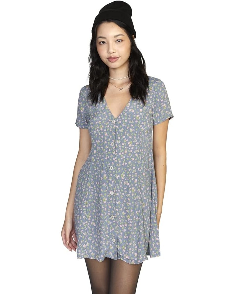 Women's Fit and Flare Dresses Understated/Blue Dust $22.07 Dresses