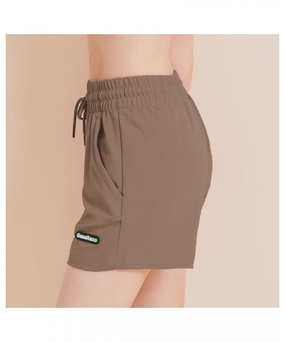 Women's Sweat Shorts High Waisted Cotton Shorts Loose Fit Shorts for Women Casual Summer Comfy Lounge Shorts Mocha Brown $11....